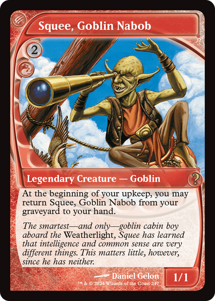 Squee, Goblin Nabob (Future Sight) [Mystery Booster 2] | Mega City Incorporated