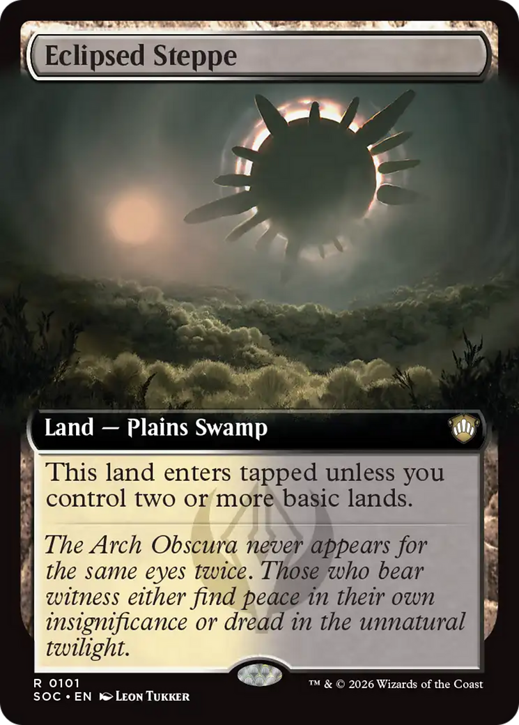 Eclipsed Steppe (Extended Art) [Secrets of Strixhaven Commander] | Mega City Incorporated