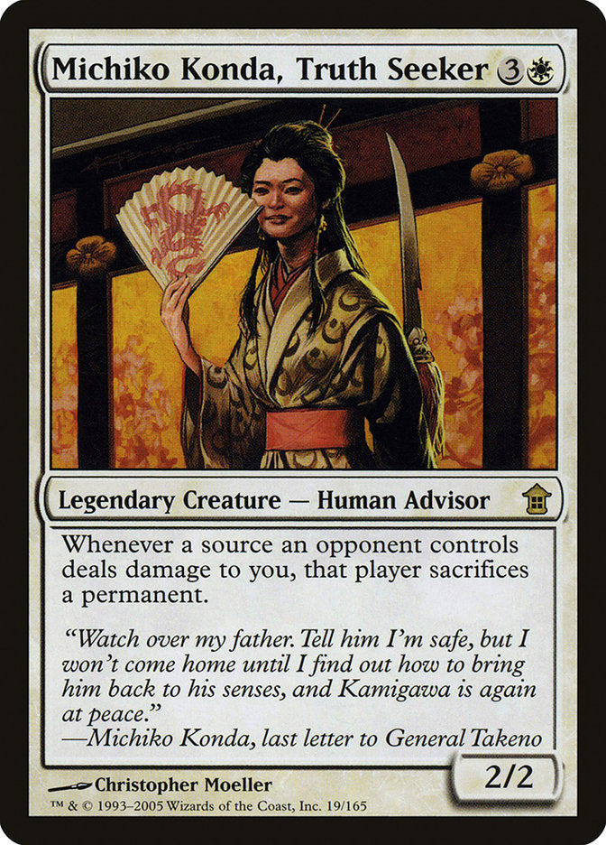 Michiko Konda, Truth Seeker [Saviors of Kamigawa] | Mega City Incorporated