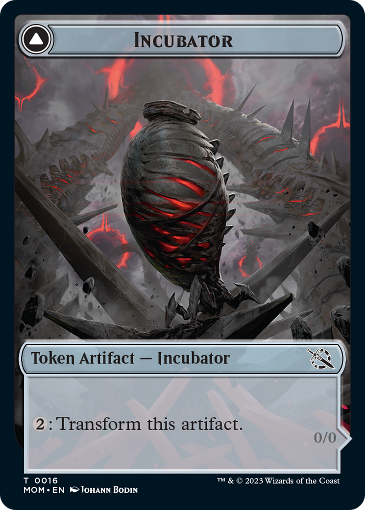 Incubator // Phyrexian (16) Double-Sided Token [March of the Machine Tokens] | Mega City Incorporated