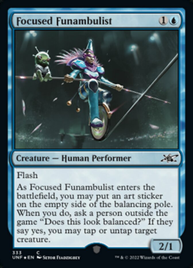 Focused Funambulist (Galaxy Foil) [Unfinity] | Mega City Incorporated