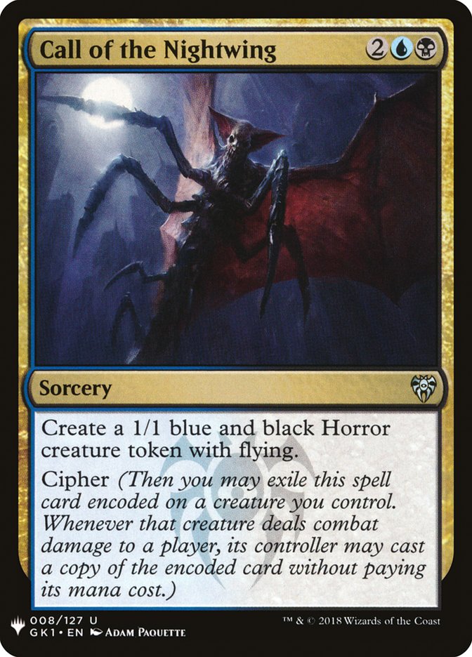 Call of the Nightwing [Mystery Booster] | Mega City Incorporated