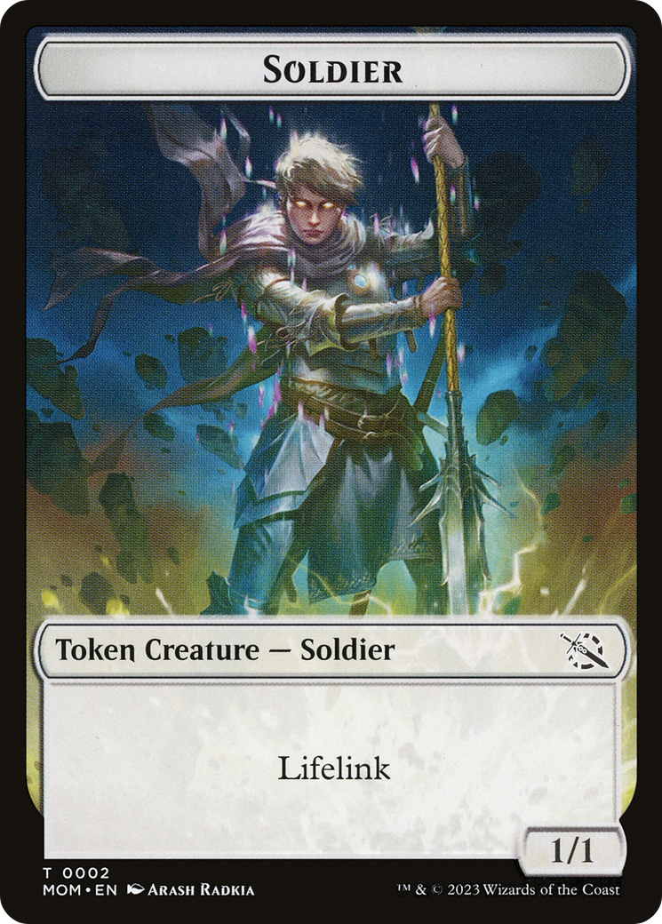 Soldier // Thopter Double-Sided Token [March of the Machine Tokens] | Mega City Incorporated