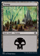 Swamp (485) (Foil Etched) [Modern Horizons 2] | Mega City Incorporated