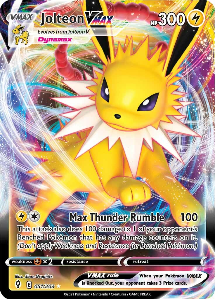 Jolteon VMAX (051/203) [Sword & Shield: Evolving Skies] | Mega City Incorporated