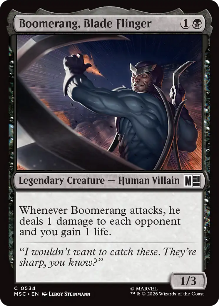 Boomerang, Blade Flinger [Marvel Super Heroes Commander] | Mega City Incorporated