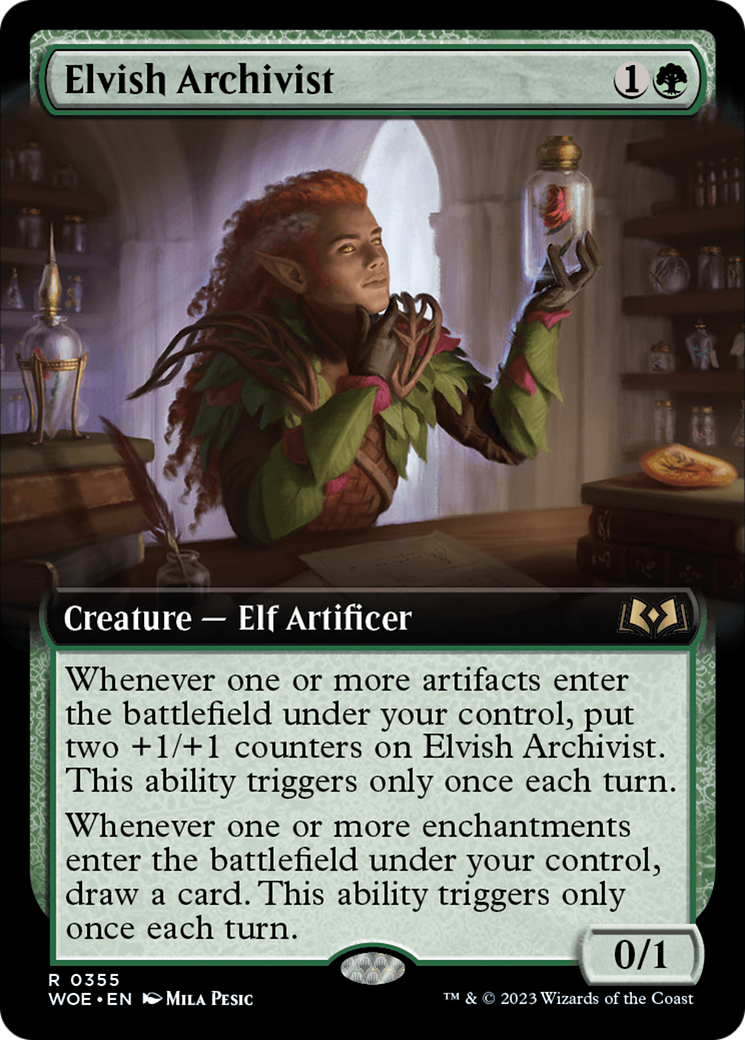 Elvish Archivist (Extended Art) [Wilds of Eldraine] | Mega City Incorporated