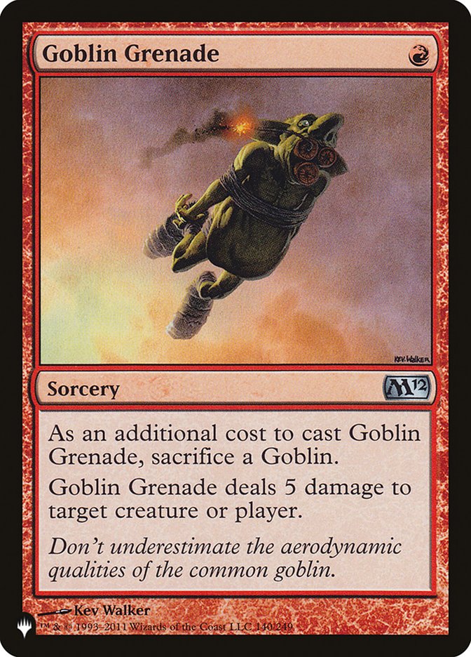 Goblin Grenade [The List] | Mega City Incorporated