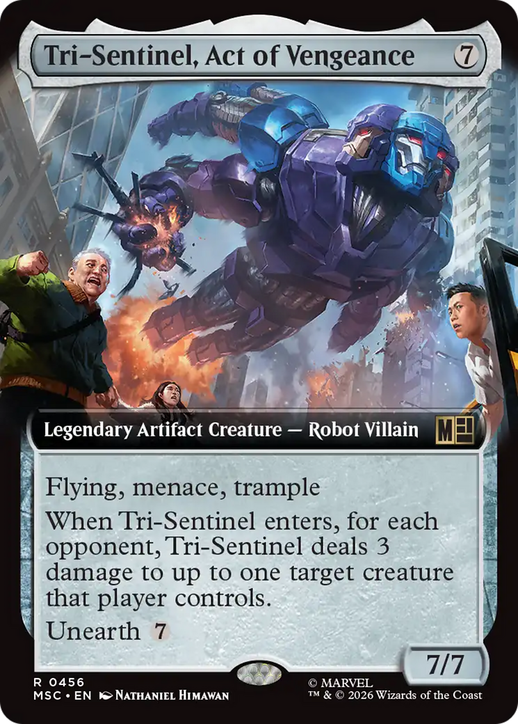 Tri-Sentinel, Act of Vengeance (Extended Art) [Marvel Super Heroes Commander] | Mega City Incorporated