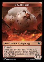 City's Blessing // Dragon Egg Double-Sided Token [Commander Masters Tokens] | Mega City Incorporated