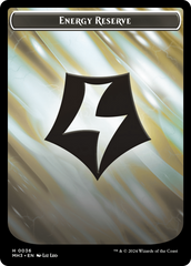 Moonfolk // Energy Reserve Double-Sided Token [Modern Horizons 3 Tokens] | Mega City Incorporated