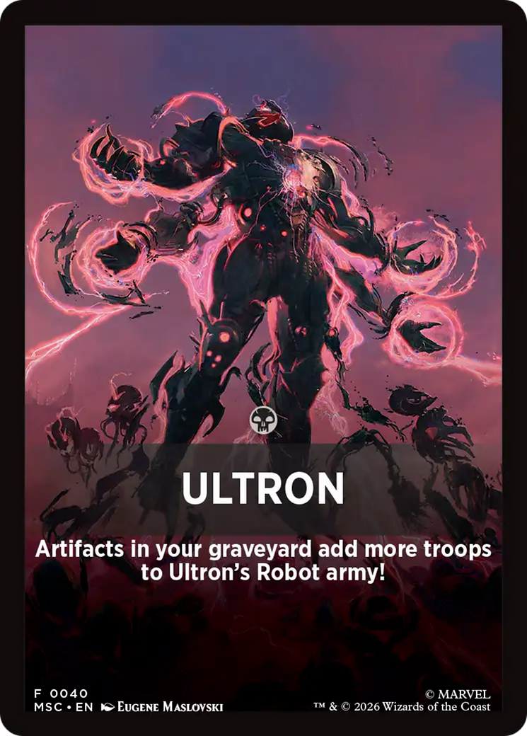 Ultron Theme Card [Marvel Super Heroes Commander] | Mega City Incorporated