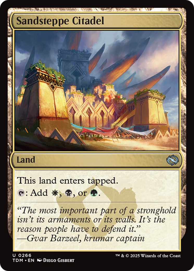 Sandsteppe Citadel [Tarkir: Dragonstorm] | Mega City Incorporated