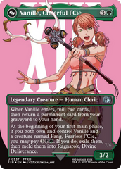 Vanille, Cheerful l'Cie // Ragnarok, Divine Deliverance (Borderless) (Surge Foil) [FINAL FANTASY] | Mega City Incorporated