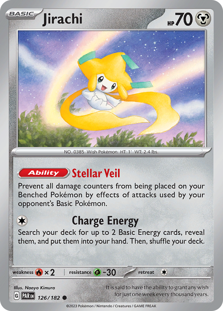 Jirachi (126/182) [Scarlet & Violet: Paradox Rift] | Mega City Incorporated