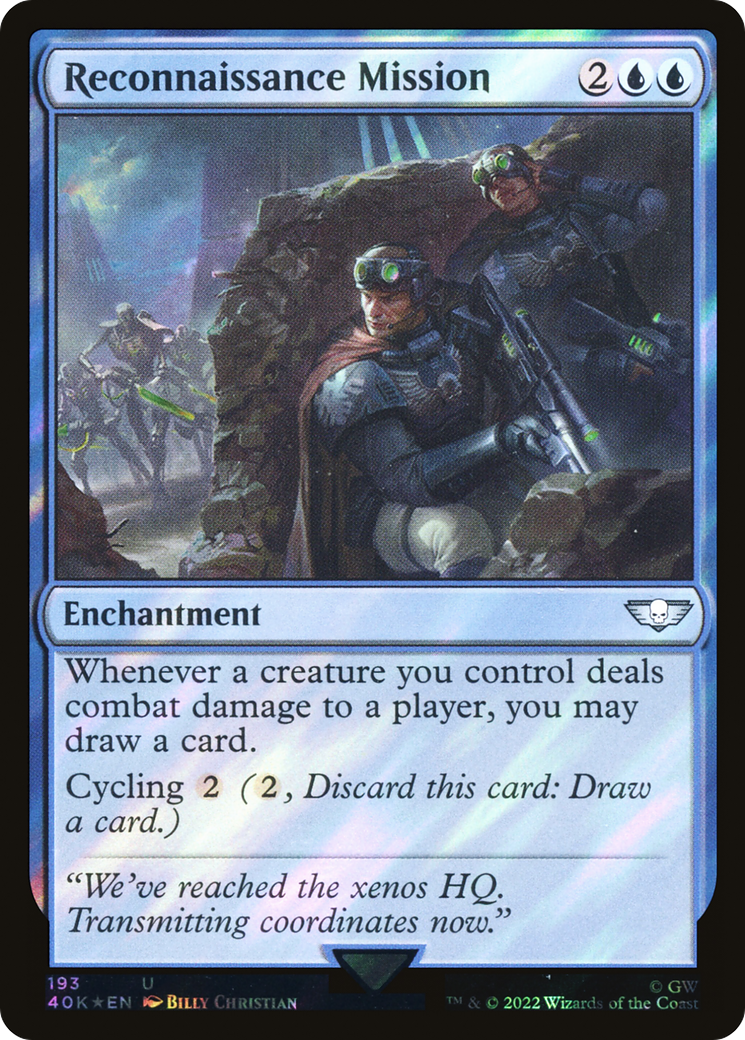 Reconnaissance Mission (Surge Foil) [Marvel Super Heroes Commander] | Mega City Incorporated