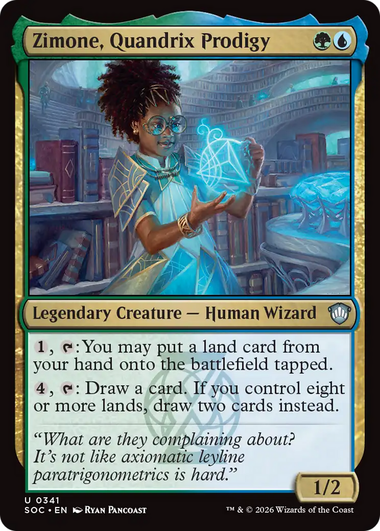 Zimone, Quandrix Prodigy [Secrets of Strixhaven Commander] | Mega City Incorporated