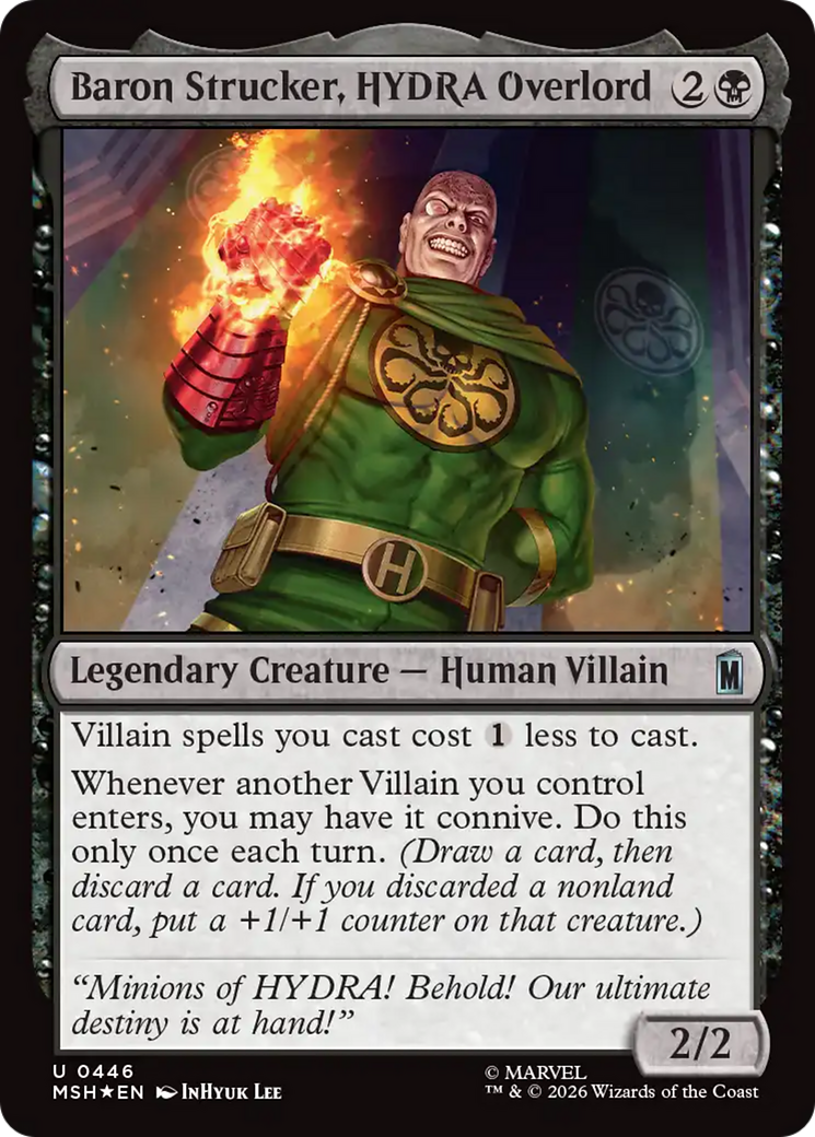 Baron Strucker, HYDRA Overlord (Surge Foil) [Marvel Super Heroes] | Mega City Incorporated