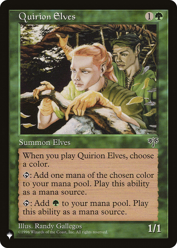 Quirion Elves [The List] | Mega City Incorporated