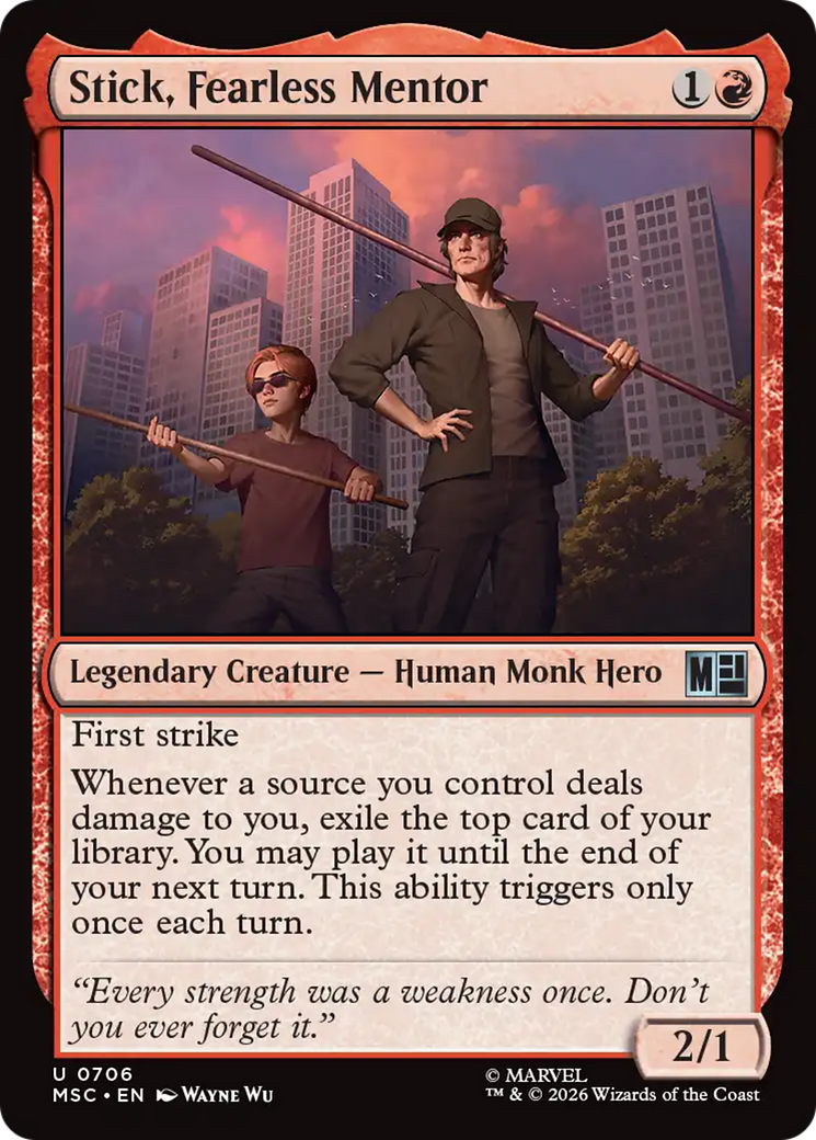 Stick, Fearless Mentor [Marvel Super Heroes Commander] | Mega City Incorporated