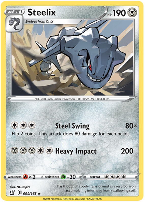 Steelix (099/163) [Sword & Shield: Battle Styles] | Mega City Incorporated