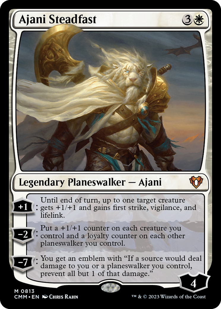 Ajani Steadfast [Commander Masters] | Mega City Incorporated