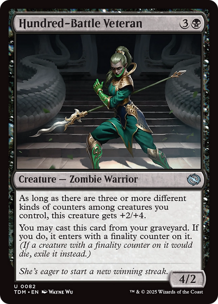 Hundred-Battle Veteran [Tarkir: Dragonstorm] | Mega City Incorporated
