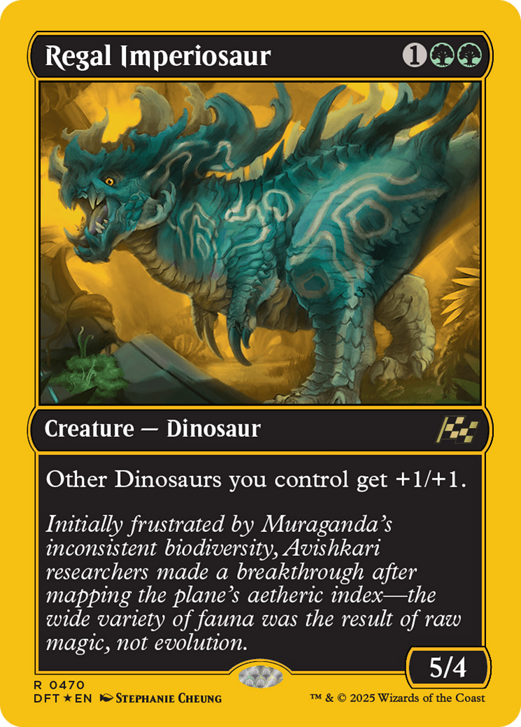 Regal Imperiosaur (First-Place Foil) [Aetherdrift] | Mega City Incorporated