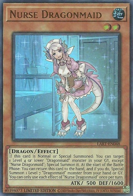 Nurse Dragonmaid [LART-EN048] Ultra Rare | Mega City Incorporated