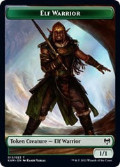 Elf Warrior // Zombie Berserker Double-Sided Token [Kaldheim Tokens] | Mega City Incorporated