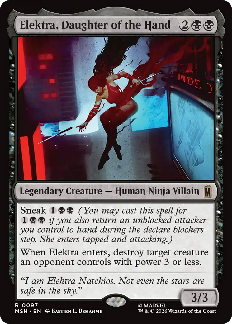 Elektra, Daughter of the Hand [Marvel Super Heroes] | Mega City Incorporated