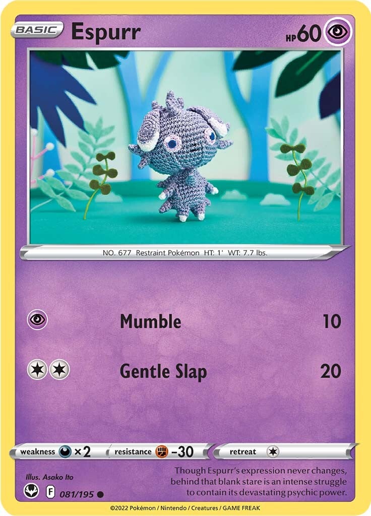 Espurr (081/195) [Sword & Shield: Silver Tempest] | Mega City Incorporated