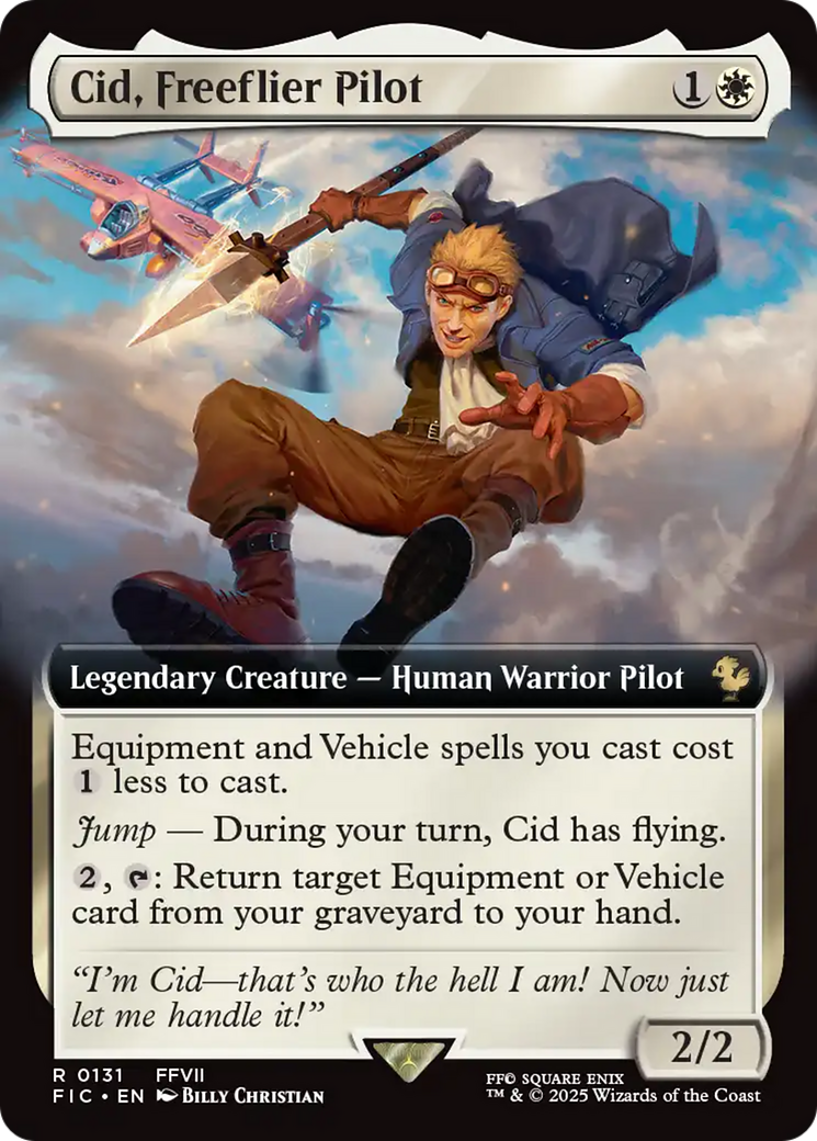 Cid, Freeflier Pilot (Extended Art) [FINAL FANTASY Commander] | Mega City Incorporated