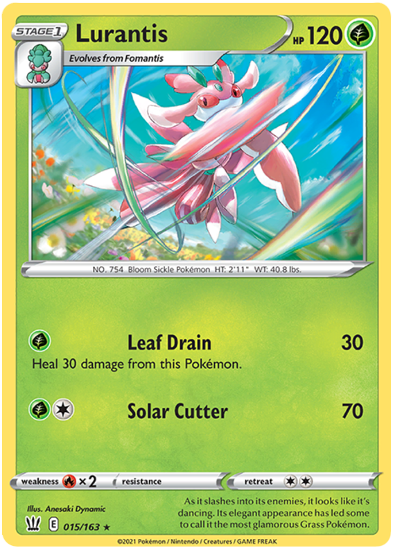 Lurantis (015/163) [Sword & Shield: Battle Styles] | Mega City Incorporated