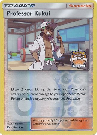 Professor Kukui (128/149) (Regional Championship Promo) [Sun & Moon: Base Set] | Mega City Incorporated