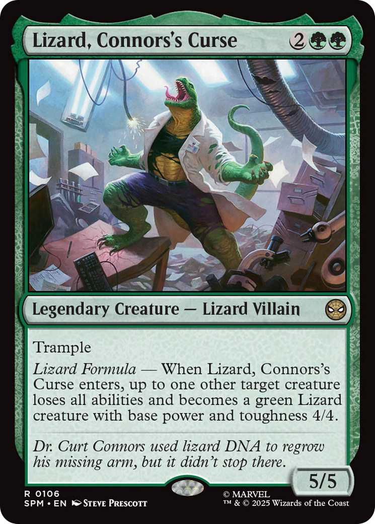 Lizard, Connors's Curse [Marvel's Spider-Man] | Mega City Incorporated