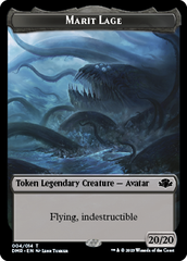 Goblin // Marit Lage Double-Sided Token [Dominaria Remastered Tokens] | Mega City Incorporated