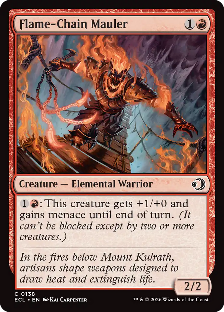 Flame-Chain Mauler [Lorwyn Eclipsed] | Mega City Incorporated