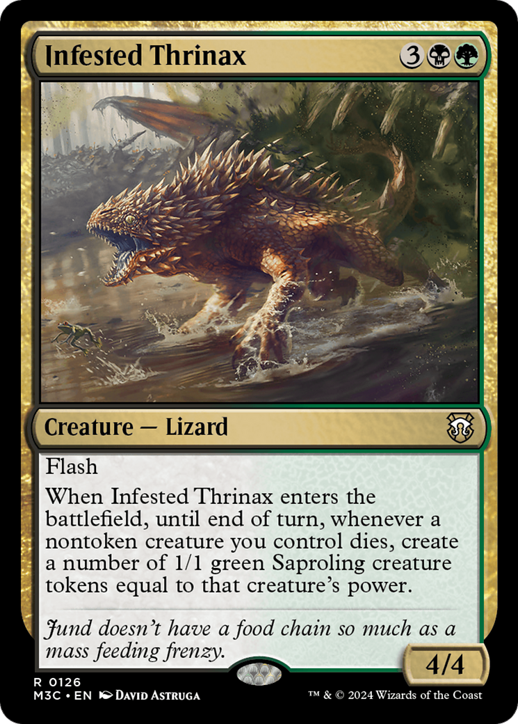 Infested Thrinax [Modern Horizons 3 Commander] | Mega City Incorporated