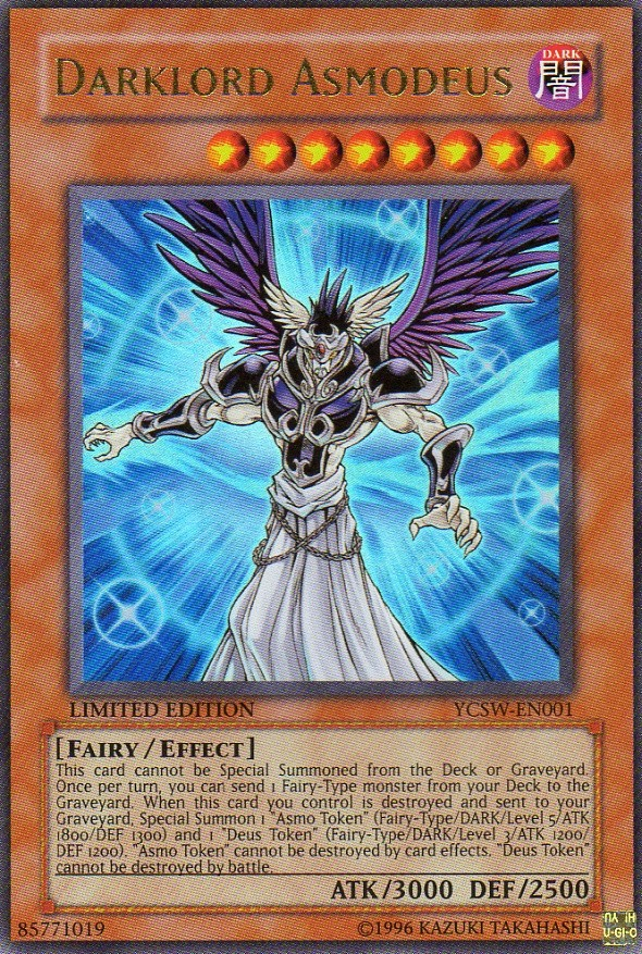Darklord Asmodeus [YCSW-EN001] Ultra Rare | Mega City Incorporated