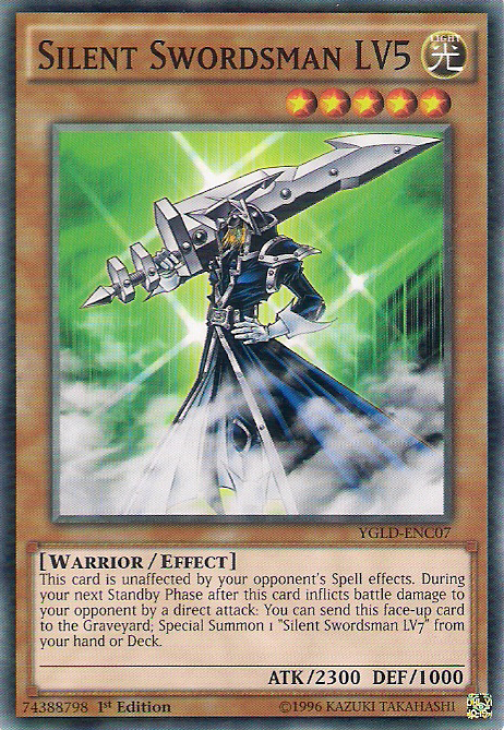 Silent Swordsman LV5 [YGLD-ENC07] Common | Mega City Incorporated