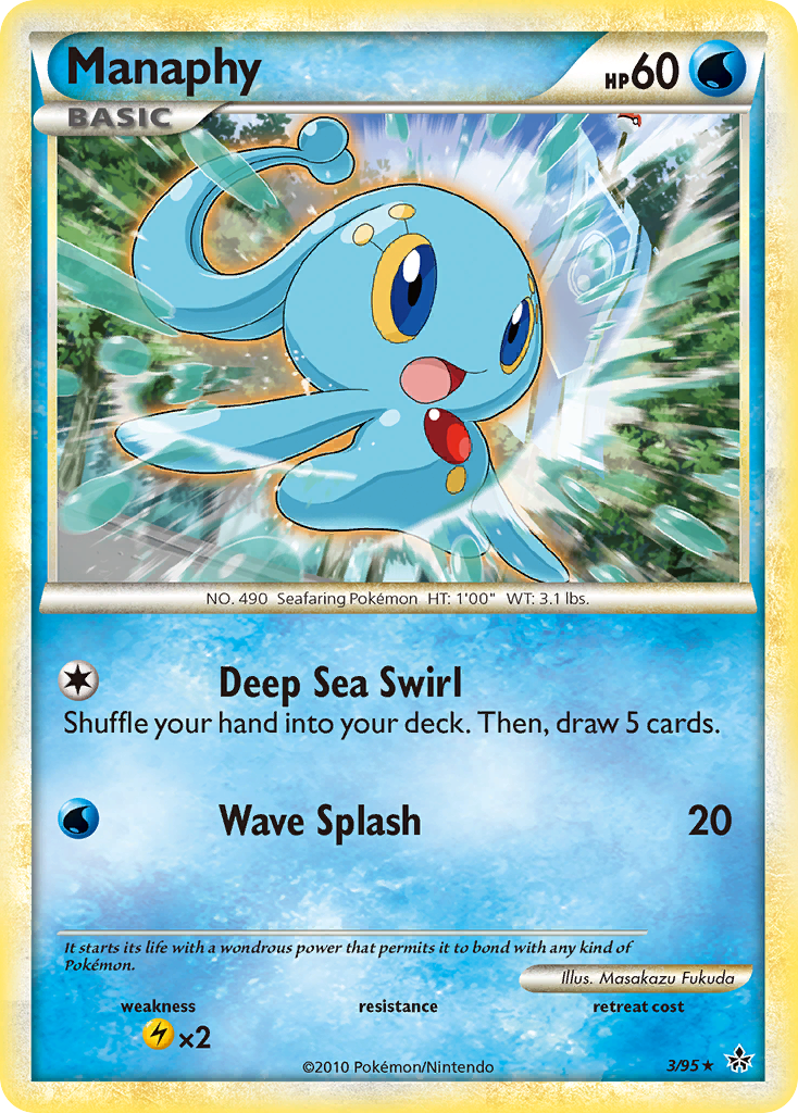 Manaphy (3/95) [HeartGold & SoulSilver: Unleashed] | Mega City Incorporated