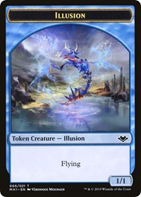Illusion // Bear Double-Sided Token [Modern Horizons Tokens] | Mega City Incorporated