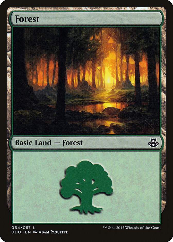 Forest (64) [Duel Decks: Elspeth vs. Kiora] | Mega City Incorporated