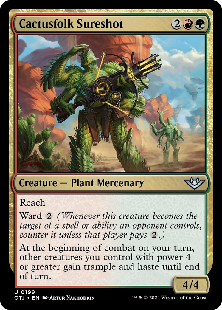 Cactusfolk Sureshot [Outlaws of Thunder Junction] | Mega City Incorporated