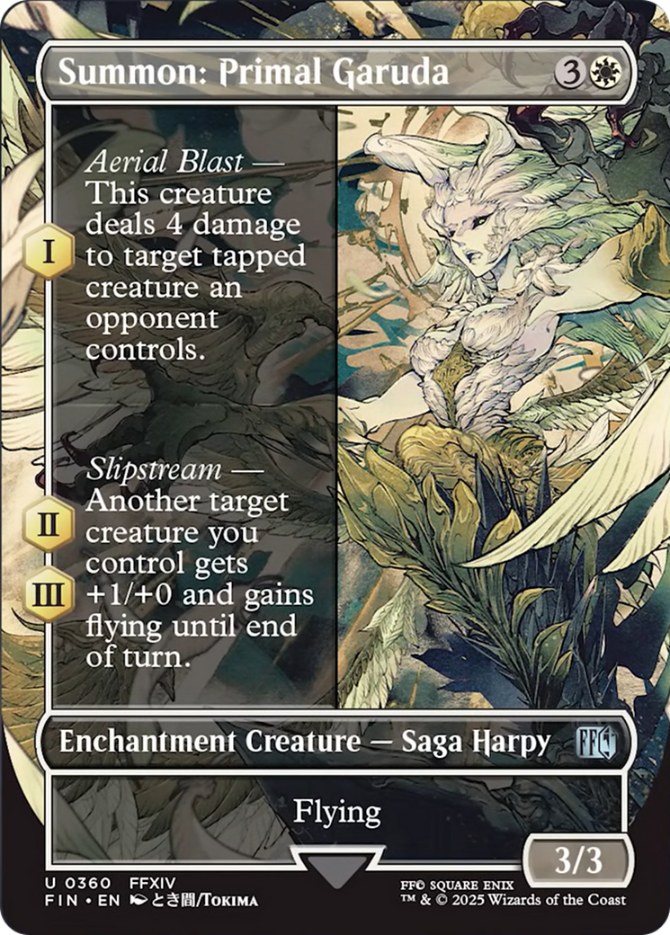 Summon: Primal Garuda (Borderless) [FINAL FANTASY] | Mega City Incorporated