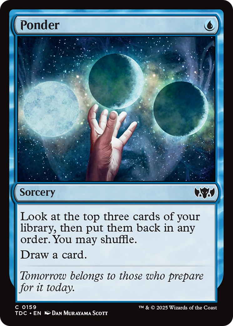 Ponder [Tarkir: Dragonstorm Commander] | Mega City Incorporated