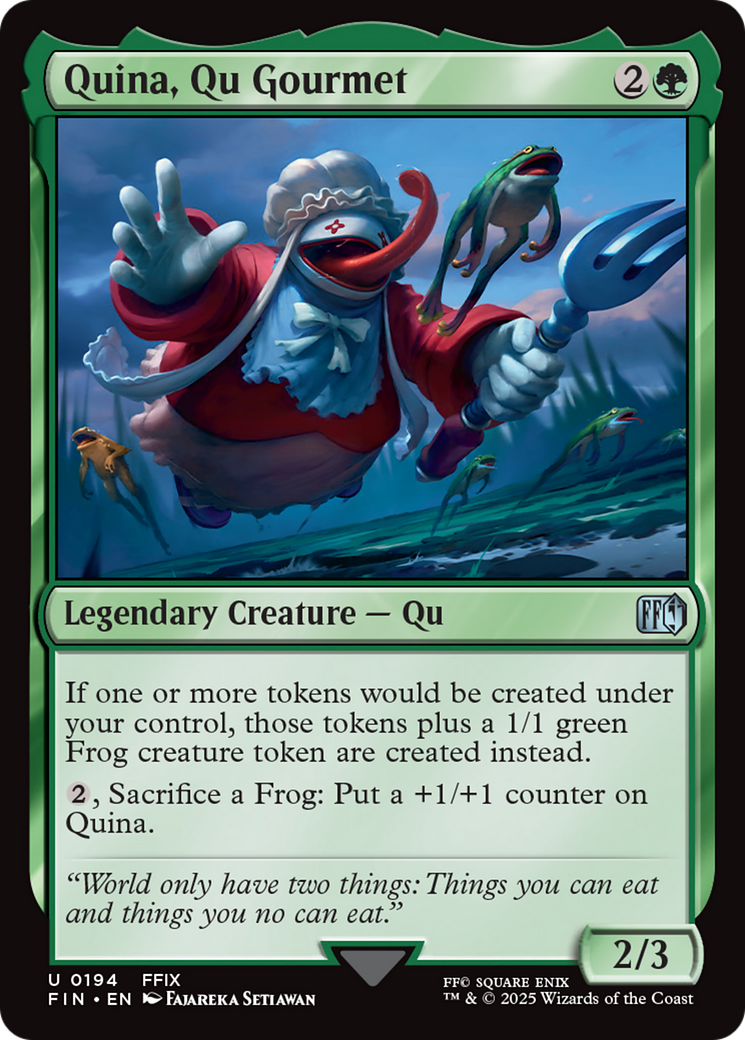 Quina, Qu Gourmet [FINAL FANTASY] | Mega City Incorporated