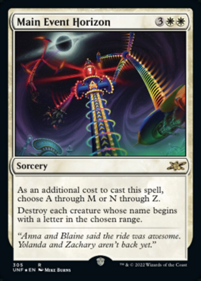 Main Event Horizon (Galaxy Foil) [Unfinity] | Mega City Incorporated