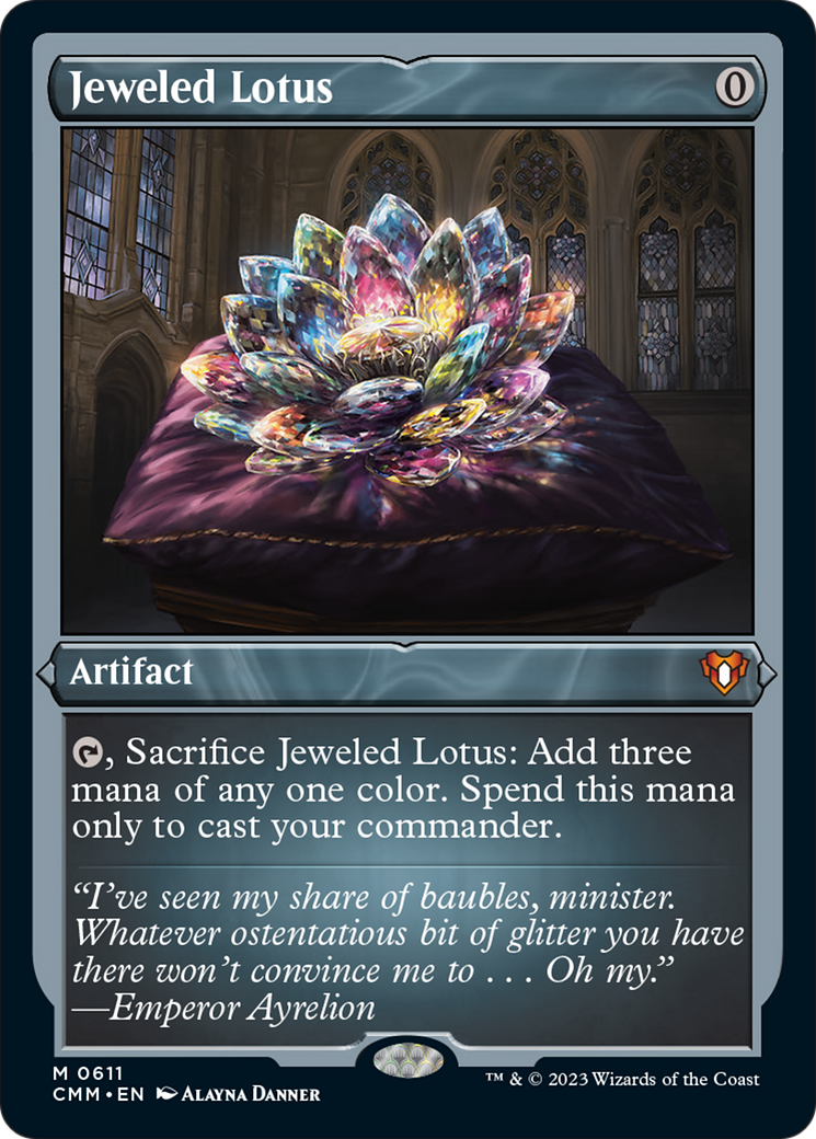 Jeweled Lotus (Foil Etched) [Commander Masters] | Mega City Incorporated